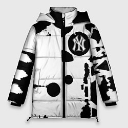 Женская зимняя куртка New York yankees - baseball team pattern