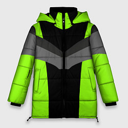 Женская зимняя куртка Спортивный и зелёный
