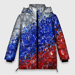 Куртка зимняя женская Драгоценные камни России, цвет: 3D-черный