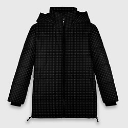 Куртка зимняя женская Чёрный в мелкую точку, цвет: 3D-черный
