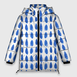 Женская зимняя куртка Акварельный дождь