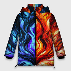 Куртка зимняя женская Два огня, цвет: 3D-красный