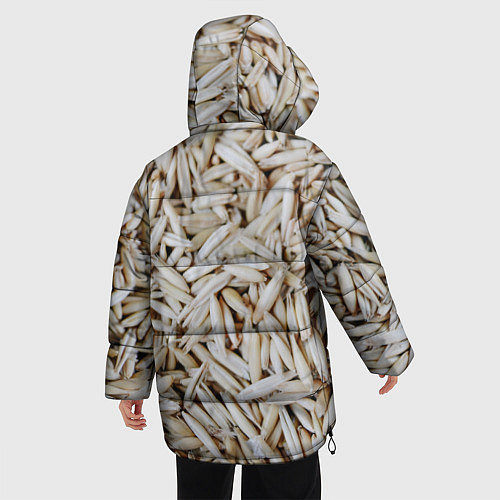 Женская зимняя куртка Зёрна овса / 3D-Черный – фото 4