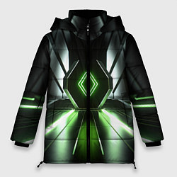 Куртка зимняя женская Зеленый луч, цвет: 3D-светло-серый