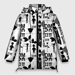 Куртка зимняя женская Depeche Mode DM music, цвет: 3D-черный