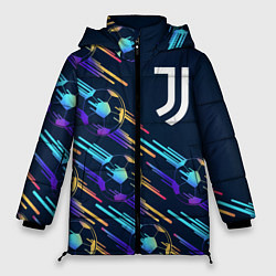 Женская зимняя куртка Juventus градиентные мячи
