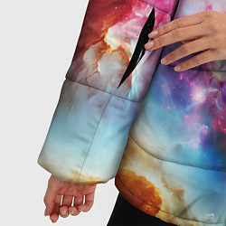 Куртка зимняя женская The cosmic nebula, цвет: 3D-черный — фото 2