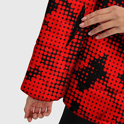 Куртка зимняя женская Roma sport grunge, цвет: 3D-красный — фото 2