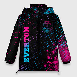 Куртка зимняя женская Everton - neon gradient вертикально, цвет: 3D-черный
