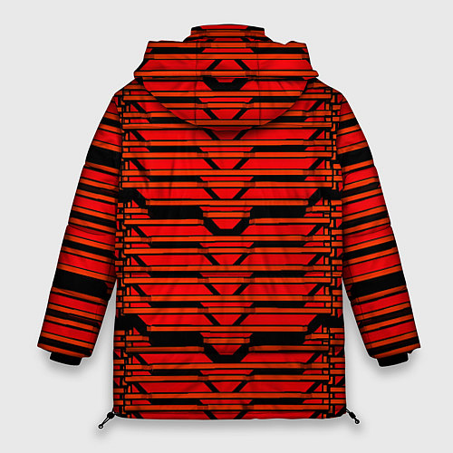 Женская зимняя куртка Техно броня красная / 3D-Красный – фото 2