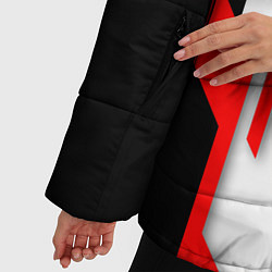 Куртка зимняя женская Mitsubishi red uniform, цвет: 3D-светло-серый — фото 2