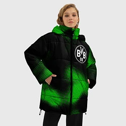 Куртка зимняя женская Borussia sport halftone, цвет: 3D-черный — фото 2