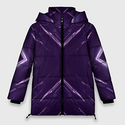 Женская зимняя куртка Космические треугольники икс