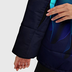 Куртка зимняя женская Объемные пластины шаром, цвет: 3D-светло-серый — фото 2
