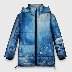 Куртка зимняя женская Грибной лесок, цвет: 3D-светло-серый