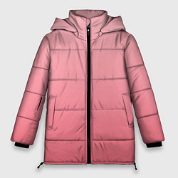 Женская зимняя куртка Нежный розовый градиент