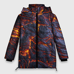 Куртка зимняя женская Вулканическая лава, цвет: 3D-черный