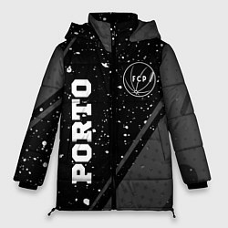 Женская зимняя куртка Porto sport на темном фоне вертикально