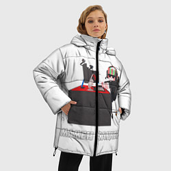 Куртка зимняя женская МАМЕН ХАЦКЕР, цвет: 3D-черный — фото 2