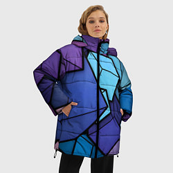 Куртка зимняя женская Куб, цвет: 3D-красный — фото 2