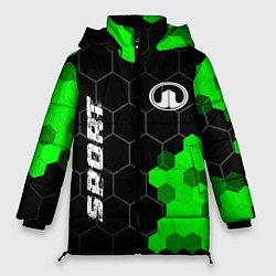 Женская зимняя куртка Great Wall green sport hexagon