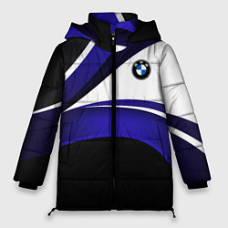 Женская зимняя куртка BMW Logotype - blue waves