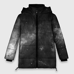 Куртка зимняя женская Монохромный космос, цвет: 3D-красный