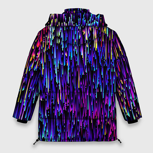 Женская зимняя куртка Радужный дождь / 3D-Светло-серый – фото 2