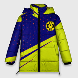 Женская зимняя куртка Borussia logo geometry