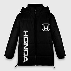 Женская зимняя куртка Honda white logo auto