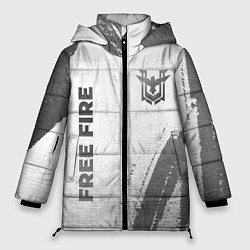 Женская зимняя куртка Free Fire - white gradient вертикально