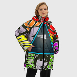 Куртка зимняя женская Pink Floyd, цвет: 3D-красный — фото 2