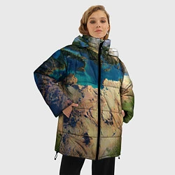 Куртка зимняя женская Земля, цвет: 3D-черный — фото 2