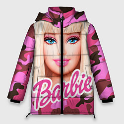 Куртка зимняя женская Барби, цвет: 3D-черный
