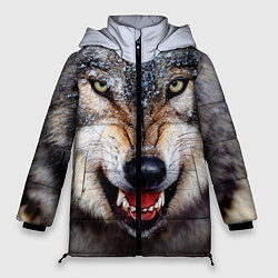 Женская зимняя куртка Взгляд волка