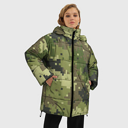Куртка зимняя женская Хаки, цвет: 3D-светло-серый — фото 2