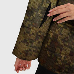 Куртка зимняя женская Камуфляж: Россия, цвет: 3D-черный — фото 2