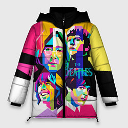 Женская зимняя куртка The Beatles: Poly-art