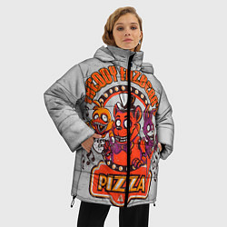 Куртка зимняя женская Freddy Pizza, цвет: 3D-красный — фото 2