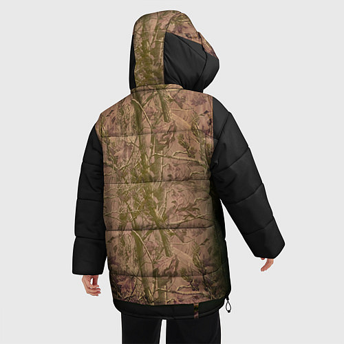 Женская зимняя куртка Жилетка охотника / 3D-Черный – фото 4