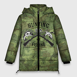 Куртка зимняя женская Hunting & Fishing, цвет: 3D-красный