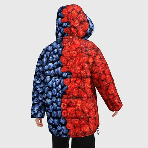Женская зимняя куртка Ягодка / 3D-Красный – фото 4