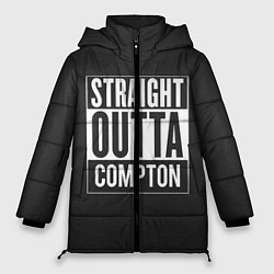 Куртка зимняя женская Straight Outta Compton, цвет: 3D-красный