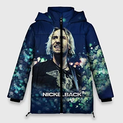 Куртка зимняя женская Nickelback: Chad Kroeger, цвет: 3D-светло-серый