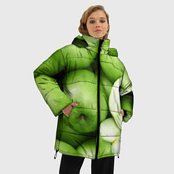 Куртка зимняя женская Яблочная, цвет: 3D-красный — фото 2