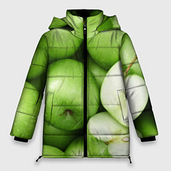 Куртка зимняя женская Яблочная, цвет: 3D-красный