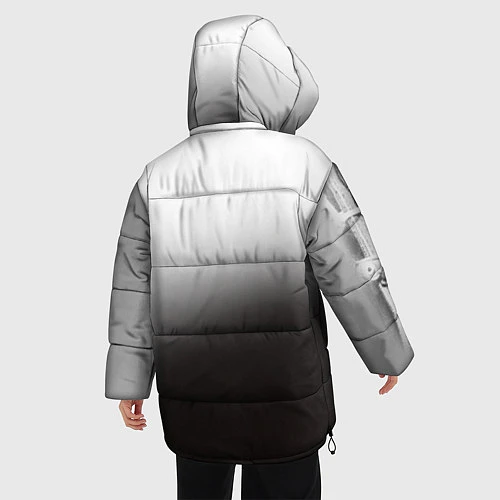 Женская зимняя куртка Юрий Гагарин / 3D-Черный – фото 4