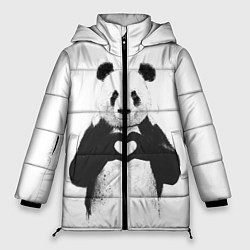 Куртка зимняя женская Panda Love, цвет: 3D-черный