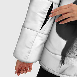 Куртка зимняя женская Panda Love, цвет: 3D-светло-серый — фото 2