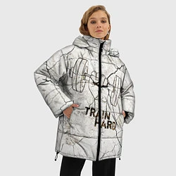 Куртка зимняя женская Train hard, цвет: 3D-светло-серый — фото 2